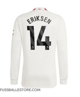 Günstige Manchester United Christian Eriksen #14 3rd trikot 2023-24 Langarm